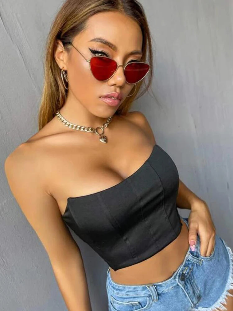 Women's Solid Crop