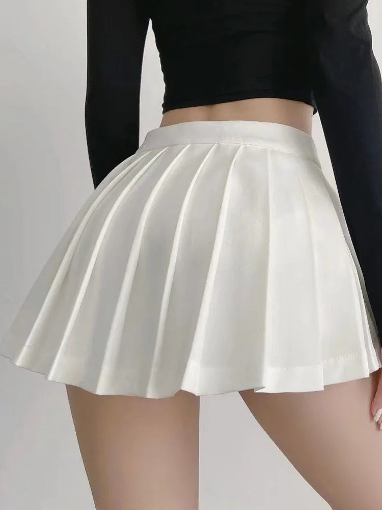 High Waist Summer Vintage Mini Skirts