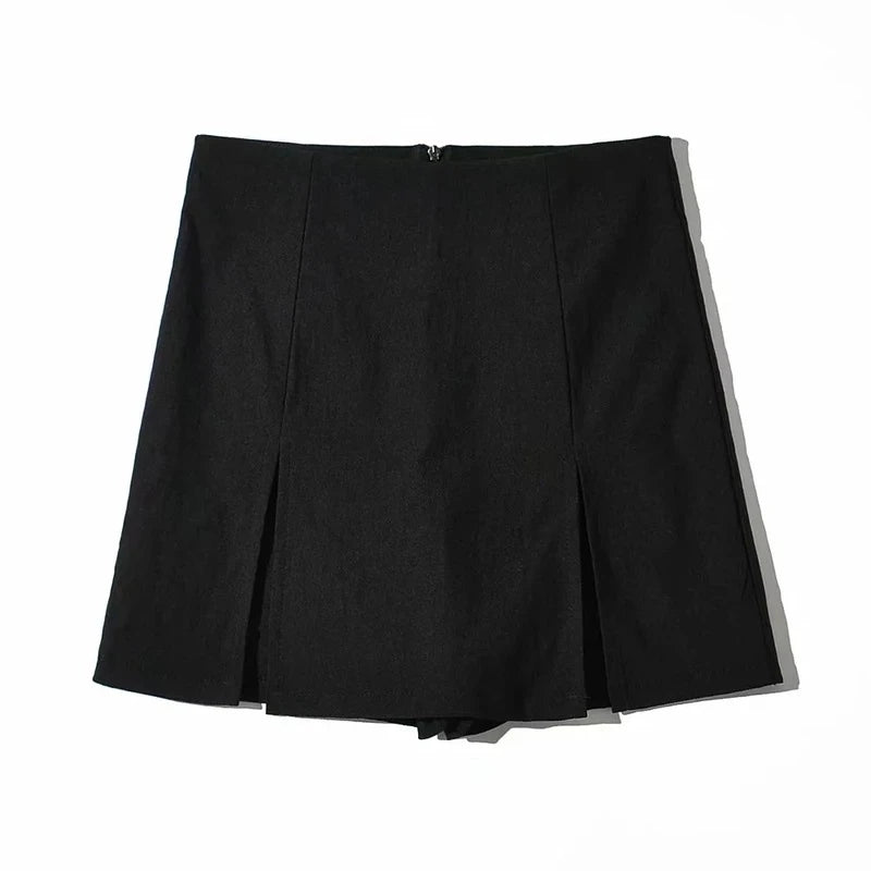 Sexy Split Shorts Skirt Women's Office Ladies Suit Skirt