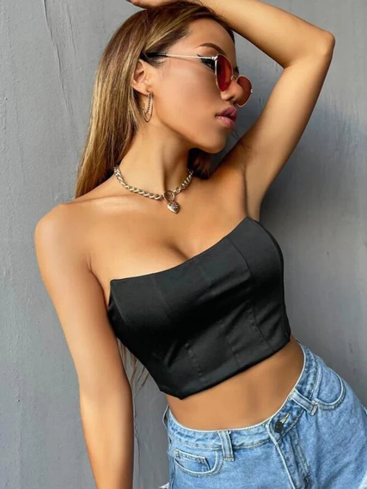 Women's Solid Crop